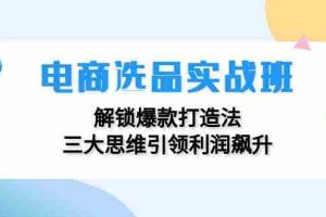 （12398期）电商选品实战班：解锁爆款打造法，三大思维引领利润飙升