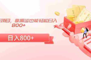 （9039期）24年最新项目，靠搬运也能轻松日入800+