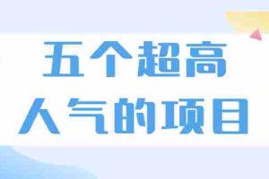 （1882期）超人气奇葩项目 卖土能赚到5个W+情感类项目月赚6位数+公众号项目(5个项目)