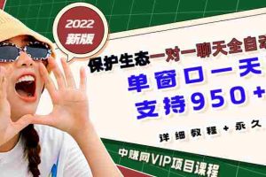 （3231期）最新版保护生态一对一聊天全自动挂机 单窗一天20+支持950+平台[教程+脚本]