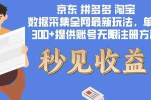 （12840期）数据采集最新玩法单机300+脚本无限开 有无限注册账号的方法免费送可开…