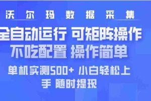 （14560期）最新沃尔玛平台采集 全自动运行 可矩阵单机实测500+ 操作简单