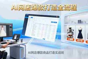 （16326期）AI网店爆款商品打造实战班：AI技术实现商品图智能处理，快速搭建AI网店